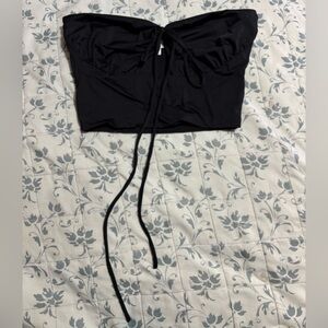 Better Be Black Tie Swimsuit Top
